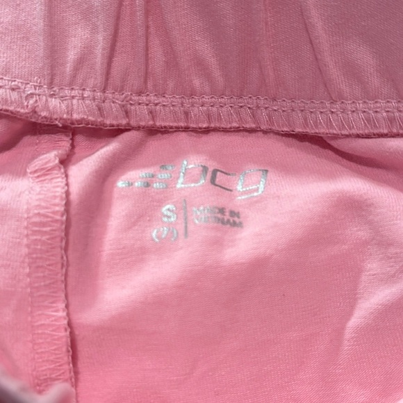 BCG Pink Tiered Knit Skort Girls Size S (7) - Picture 2 of 5